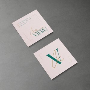 Alina Vieru Interior Designer Business card design